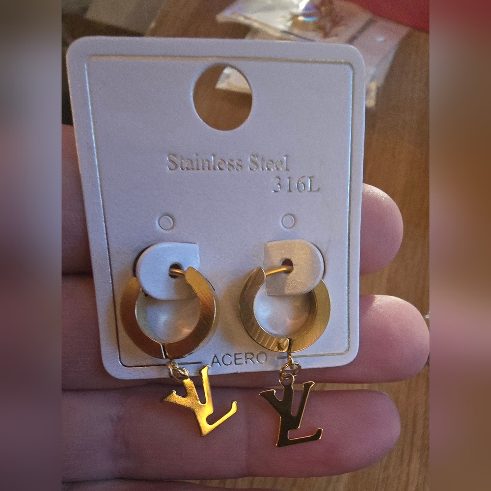 Fashion Jewelry Gold Hoop Earrings